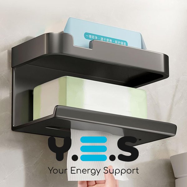 Настінний органайзер-контейнер LY-963 для серветок і туалетного паперу