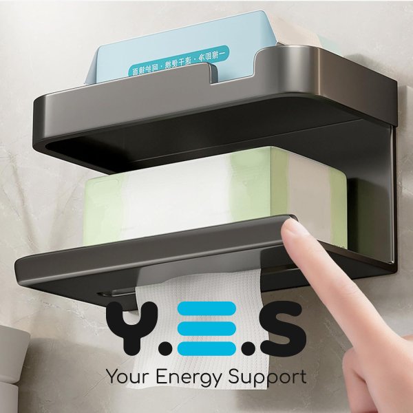 Настінний органайзер-контейнер LY-963 для серветок і туалетного паперу