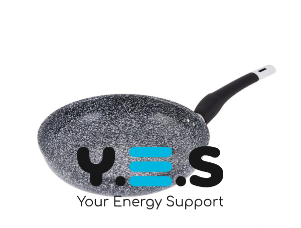 Глибока сковорода UNIQUE UN-5114-22 з кришкою, антипригарне гранітне покриття