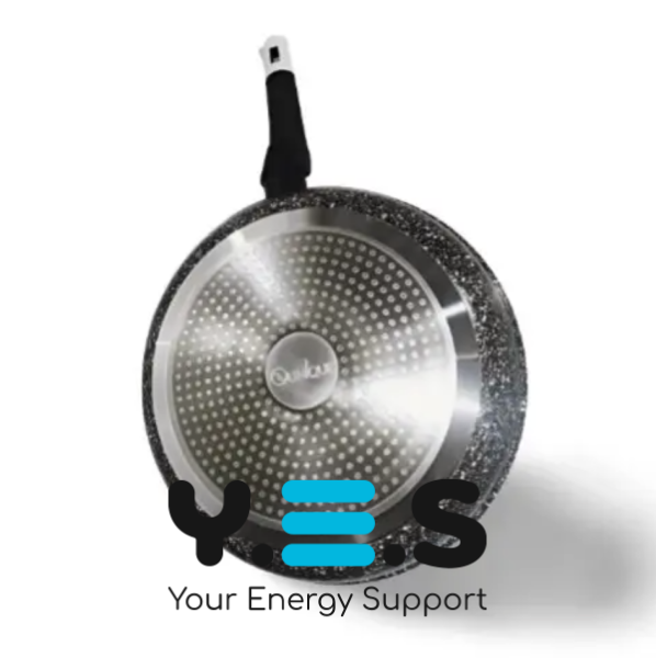 Сковорода глибока UNIQUE UN-5132 18 см, алюмінієва, з антипригарним гранітним покриттям