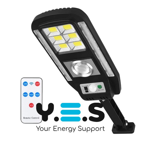 Настінний LED прожектор CL-728 для вулиці: сонячна панель, датчик руху, пульт керування