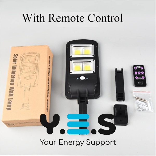 Світлодіодний вуличний прожектор LL-68T з датчиком руху, сонячною панеллю та пультом ДК