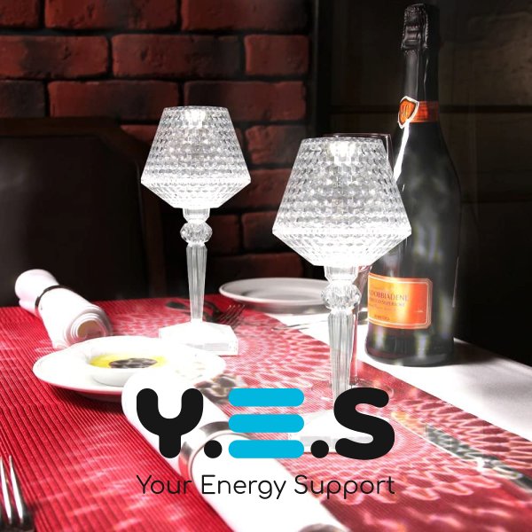 3D кришталевий нічник-лампа 26 см, акумуляторна, сенсорне керування, 3 режими