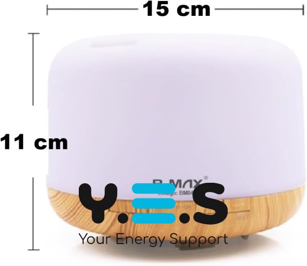 Портативний ультразвуковий зволожувач-очищувач 3в1 VMHouse 700 мл, аромадифузор з LED-нічником, безшумний для дому