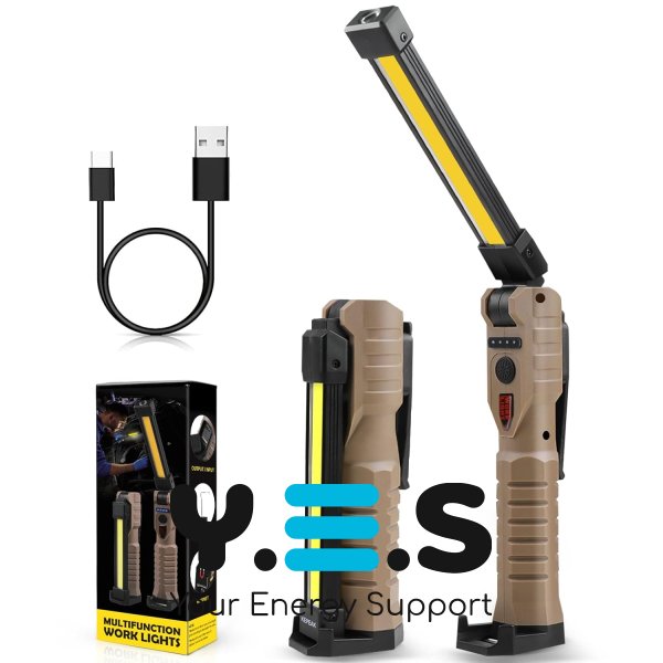 Акумуляторний кемпінговий ліхтар COB L08-2 з магнітним кріпленням, багатофункціональний ручний