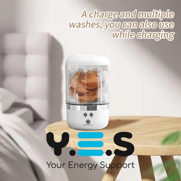 Портативна міні-пральна машинка USB 1505 для дому й подорожей (через USB)