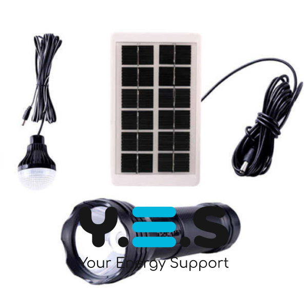 Портативний LED-світильник-ліхтар CL-038 для дому й кемпінгу із сонячною зарядкою