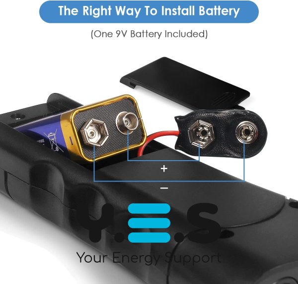 Ультразвуковий відлякувач собак ZF853E/5039 Super Ultrasonic Dog Chaser з ліхтариком, універсальний