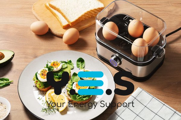 Електрична яйцеварка для кухні на 6 яєць — зручна та безпечна