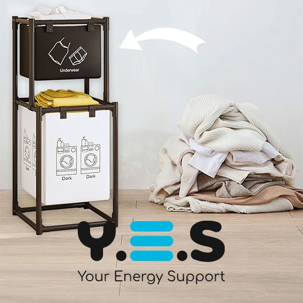 Кошик для білизни SKLM-23 — стильний і практичний органайзер для зберігання