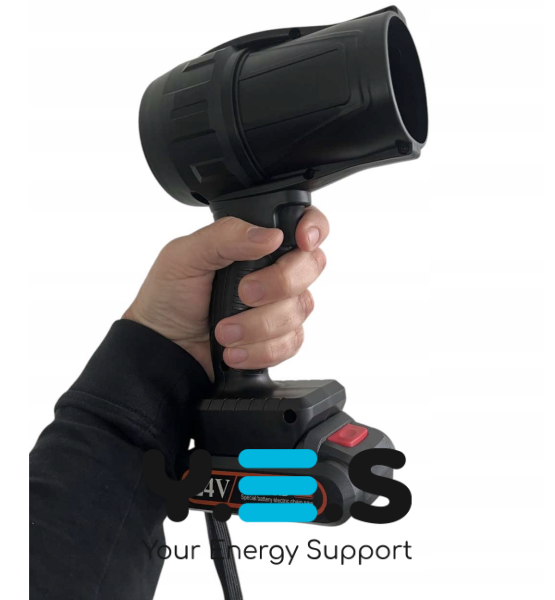 Турбореактивний ручний вентилятор-повітродувка XL-1589, акумуляторний, до 70 м/с