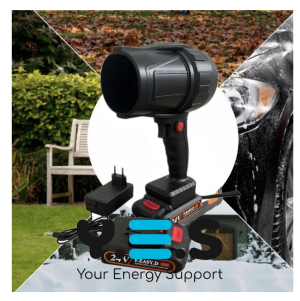 Турбореактивний ручний вентилятор-повітродувка XL-1589, акумуляторний, до 70 м/с