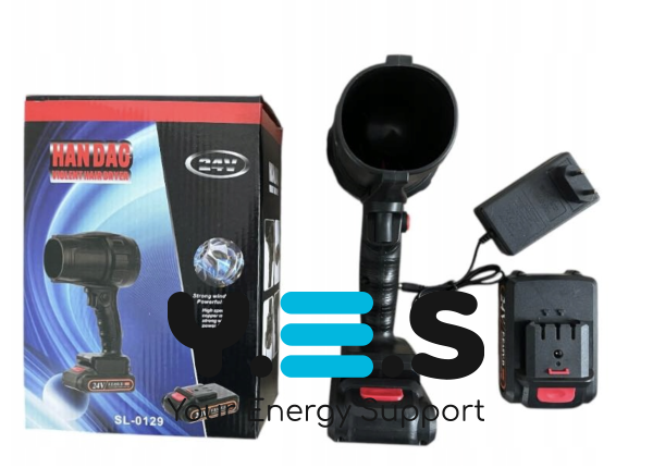 Турбореактивний ручний вентилятор-повітродувка XL-1589, акумуляторний, до 70 м/с