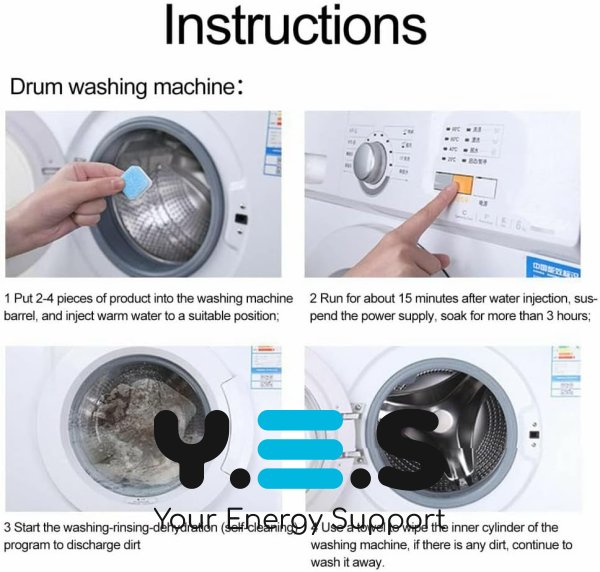 Антибактеріальний очисник пральних машин Washing Machine Cleaner — універсальна дезінфекція та чистка