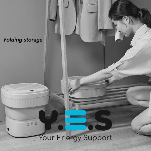 Складна портативна міні-пральна машина-ведро 8 л UKC XPB15-8