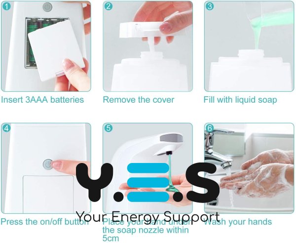 Сенсорний автоматичний пінний диспенсер для рідкого мила Auto Foaming Hand Wash