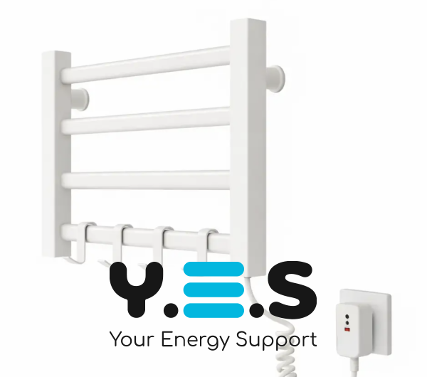 Електрична настінна рушникосушка для ванної GN-7401-W (сушка для рушників)