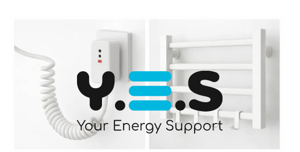 Електрична настінна рушникосушка для ванної GN-7401-W (сушка для рушників)