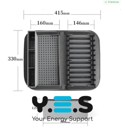 Кухонна сушарка для посуду з підставкою 41,5×33×13,5 см: піддон + мікрофібровий килимок
