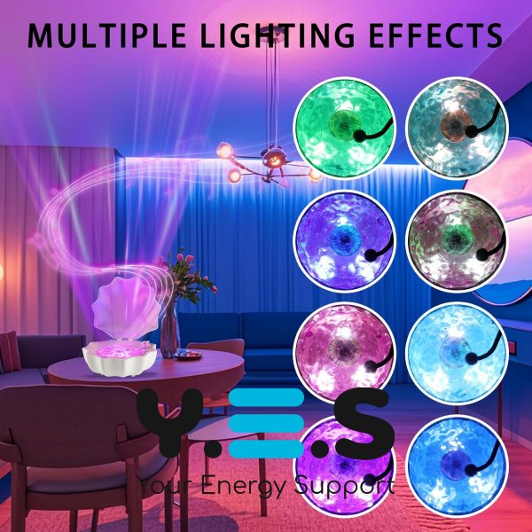 Акумуляторний нічник-колонка «Мушля» з Bluetooth та програвачем для затишку вдома