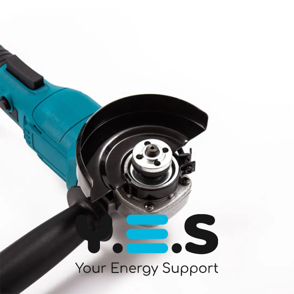 Набір 2в1: акумуляторна болгарка 24В і шуруповерт 12В, 4 АКБ, кейс