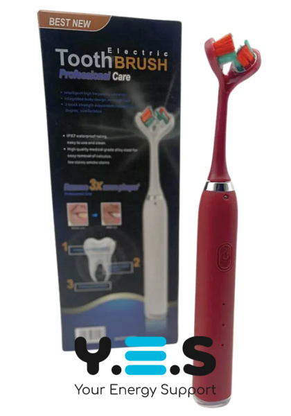 Акумуляторна електрична зубна щітка Best New з подвійною головкою, ефективне чищення
