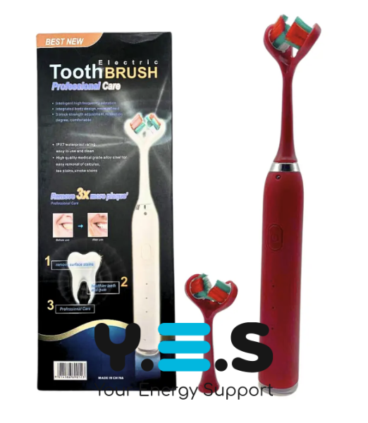 Акумуляторна електрична зубна щітка Best New з подвійною головкою, ефективне чищення