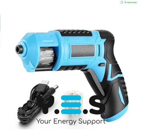 Акумуляторний портативний шуруповерт DOMOTEC 3.6V з барабаном для біт