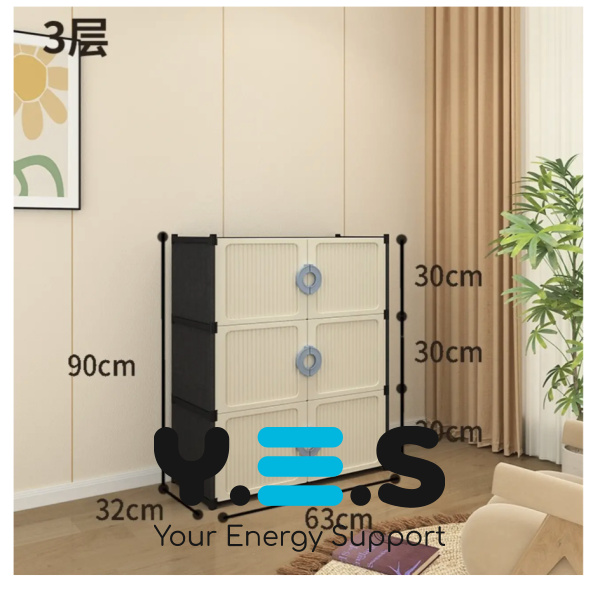 Шафа-полиця для взуття SNG06 із закритими полицями для зберігання вдома