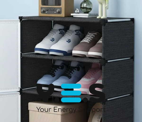 Шафа-полиця для взуття BXG-02 із закритим стелажем для зберігання у вбиральні