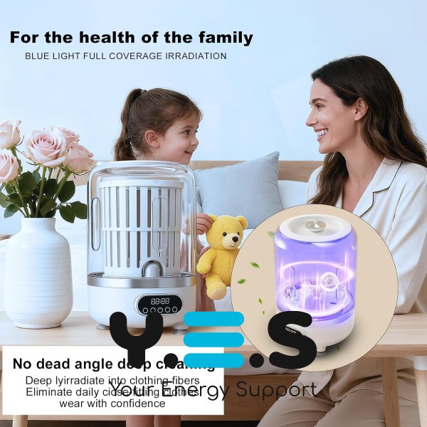 Міні пральна машинка 3-в-1 Laundry Cup для дому, компактна портативна