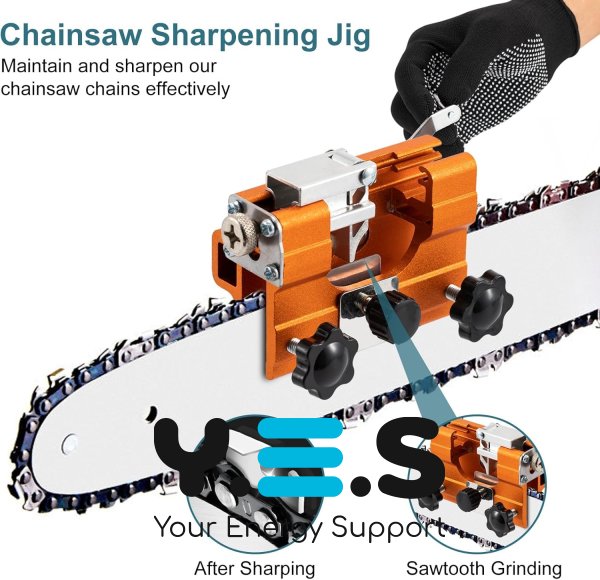 Ручна точилка BIGSTREN для заточування ланцюгів бензопил без демонтажу