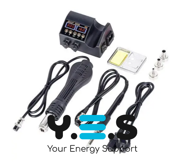 Паяльна станція Micro JCD 8898 80 Вт з термофеном, цифровий набір для пайки