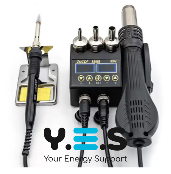 Паяльна станція Micro JCD 8898 80 Вт з термофеном, цифровий набір для пайки