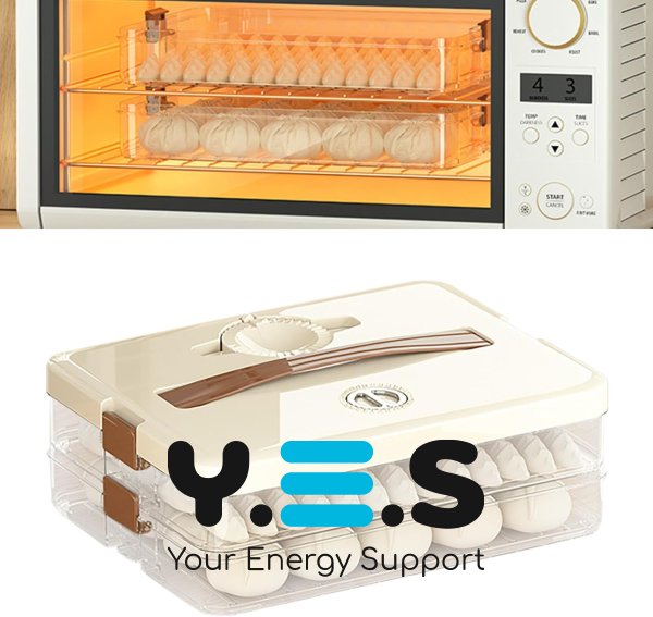 Дворівневий пластиковий контейнер для заморожування пельменів і вареників 30,5×22,5×7,5 см