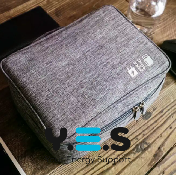 Дорожній органайзер для проводів, кабелів і зарядок — чохол для електроніки та аксесуарів