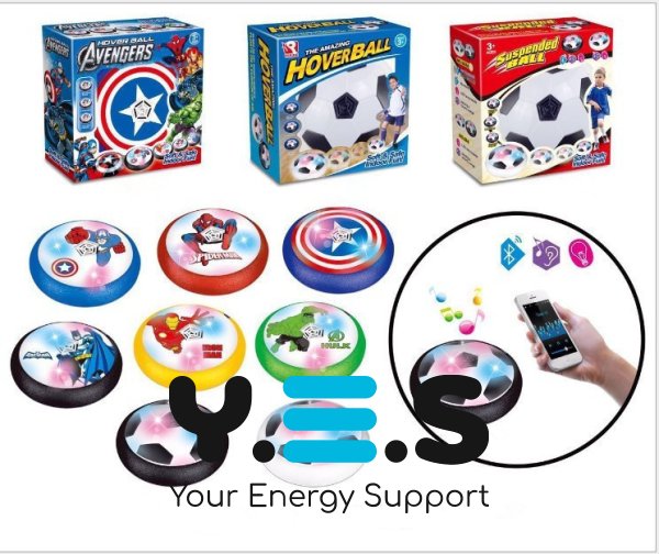 Футбольний HoverBall: м’яч-ховербол з підсвіткою, безпечний для гри вдома