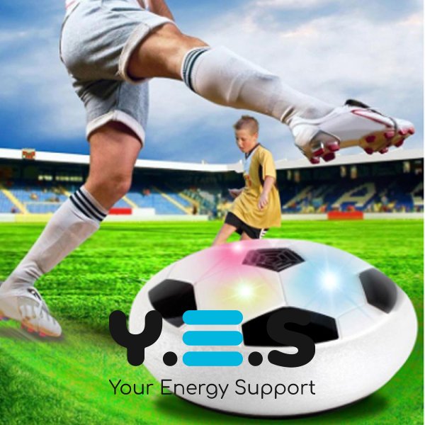 Футбольний HoverBall: м’яч-ховербол з підсвіткою, безпечний для гри вдома