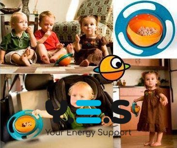 Дитяча тарілка-непроливайка Gyro Bowl (обертова миска, захист від проливання)