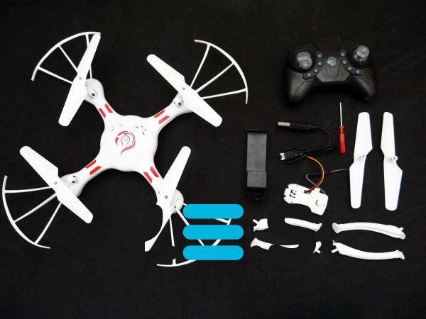 Квадрокоптер-дрон QY66-X05 з WiFi-камерою та пультом керування