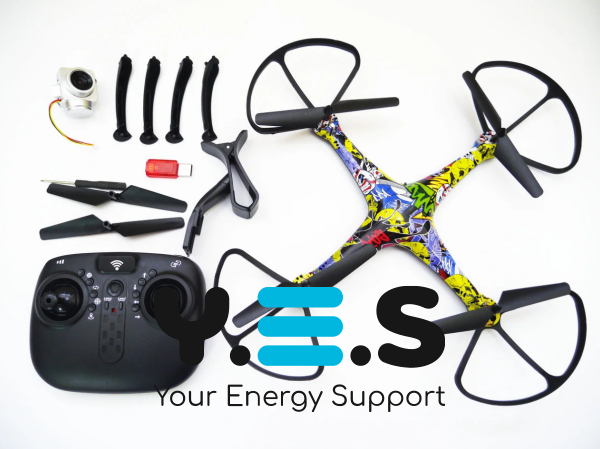 Радіокерований квадрокоптер-дрон CD622/623W з Wi‑Fi камерою, літаючий