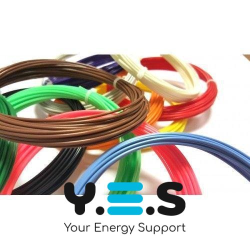 PLA-пластик для 3D-ручки: 10 кольорів × 10 м, набір картриджів 100 м