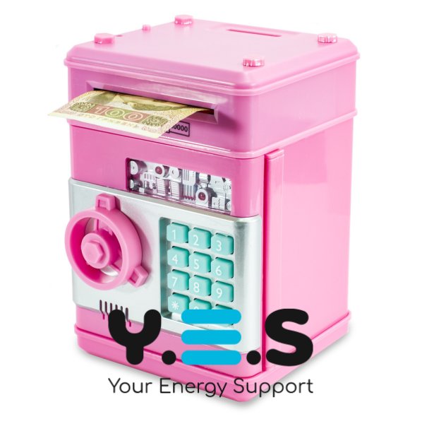 Дитячий сейф-скарбничка Number Bank: кодовий замок і купюроприймач