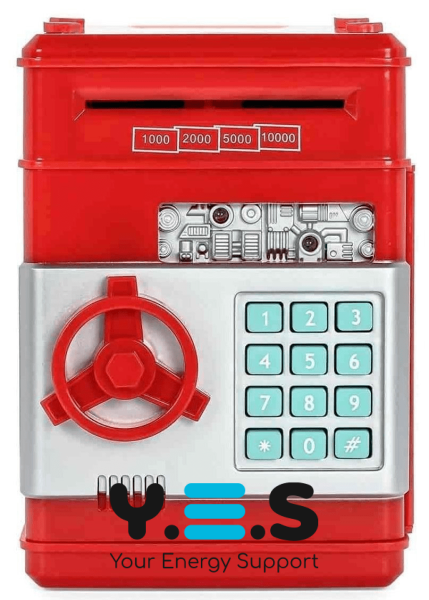 Дитячий сейф-скарбничка Number Bank: кодовий замок і купюроприймач