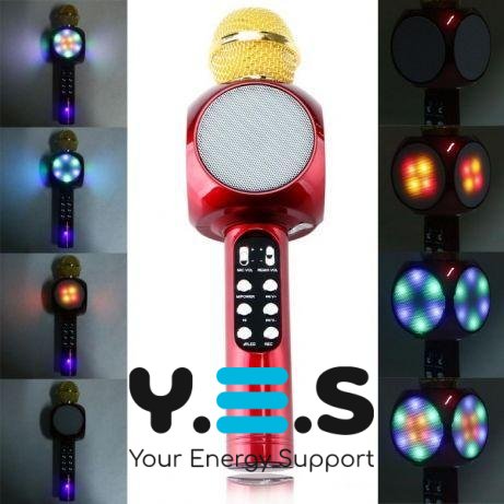 Бездротовий караоке-мікрофон Wster WS-1816 з колонкою та Bluetooth для співу вдома