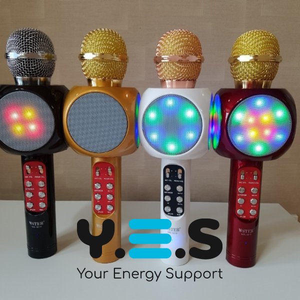 Бездротовий караоке-мікрофон Wster WS-1816 з колонкою та Bluetooth для співу вдома
