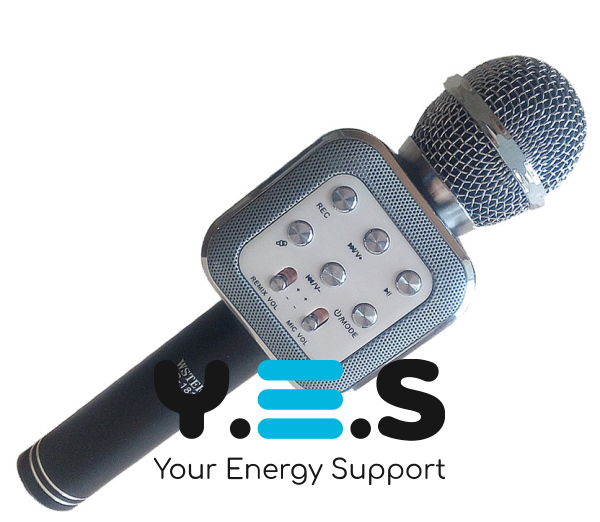 Бездротовий караоке-мікрофон WS-1818 зі зміною голосу та вбудованою колонкою