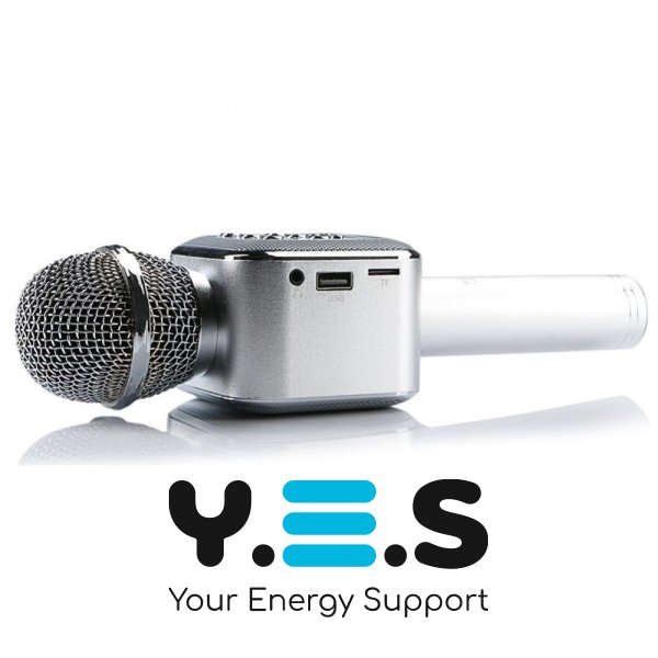 Бездротовий караоке-мікрофон WS-1818 зі зміною голосу та вбудованою колонкою