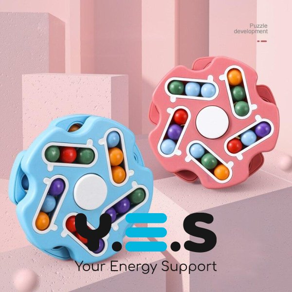 Антистрес-головоломка IQ Ball для дітей: фіджет-спінер та магічний куб (Magic Cube)