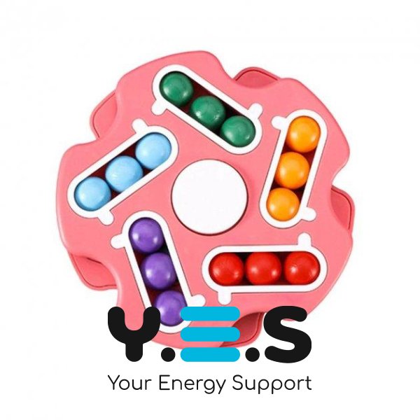 Антистрес-головоломка IQ Ball для дітей: фіджет-спінер та магічний куб (Magic Cube)